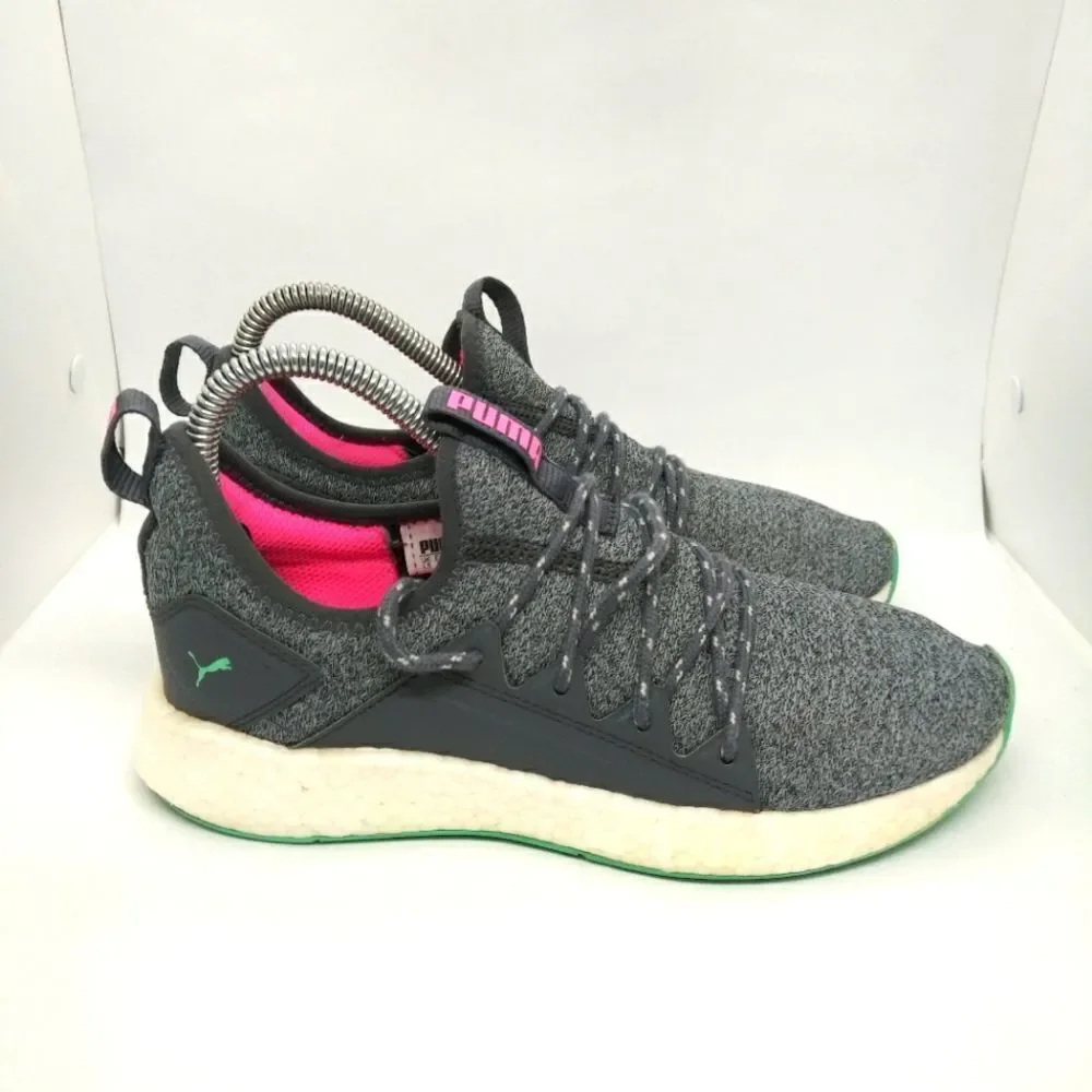 Puma Nrgy Neko Knit Running‎ Shoes Sneakers Women's Size 7 Grey
